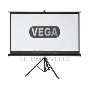 Vega 6 Feet Semi Auto Tripod Brilliant White Screen