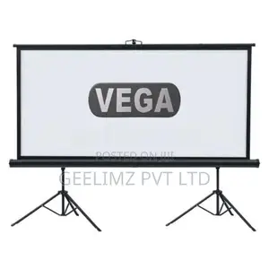 VEGA 12.5 Feet Semi Auto Tripod Brilliant White Screen