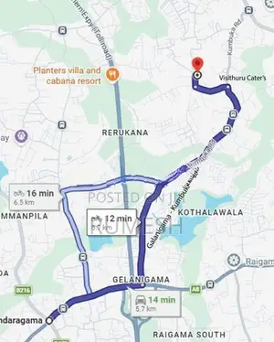 Land for Sale Near Galanigama