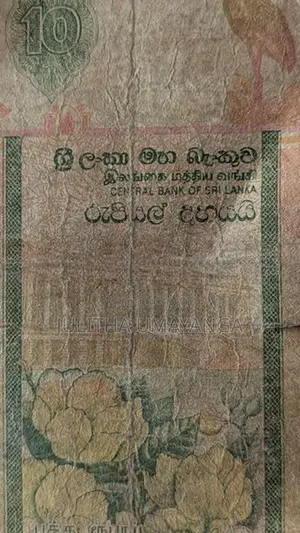 Sri Lanka Old Money Note