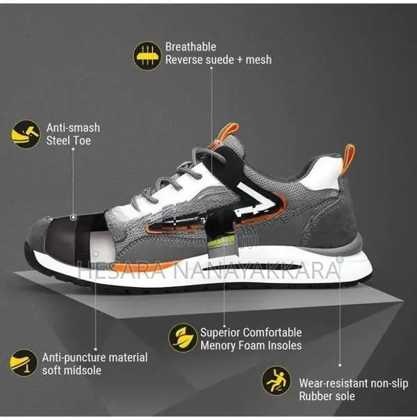 Branded safety shoes