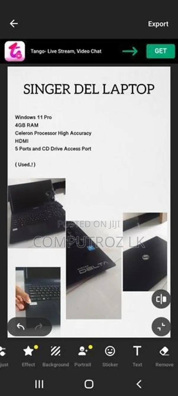 Singer Laptop
