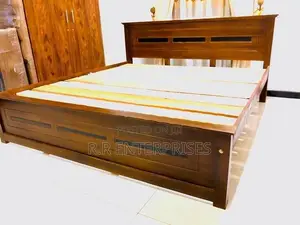 6*6 72"*72" Teak King Box Bed