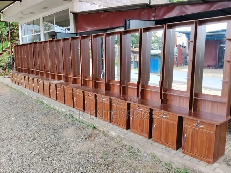 One Door Modern Melamine Dressing Table