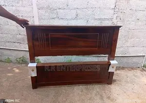 6-4ft Teak Box Double Bed