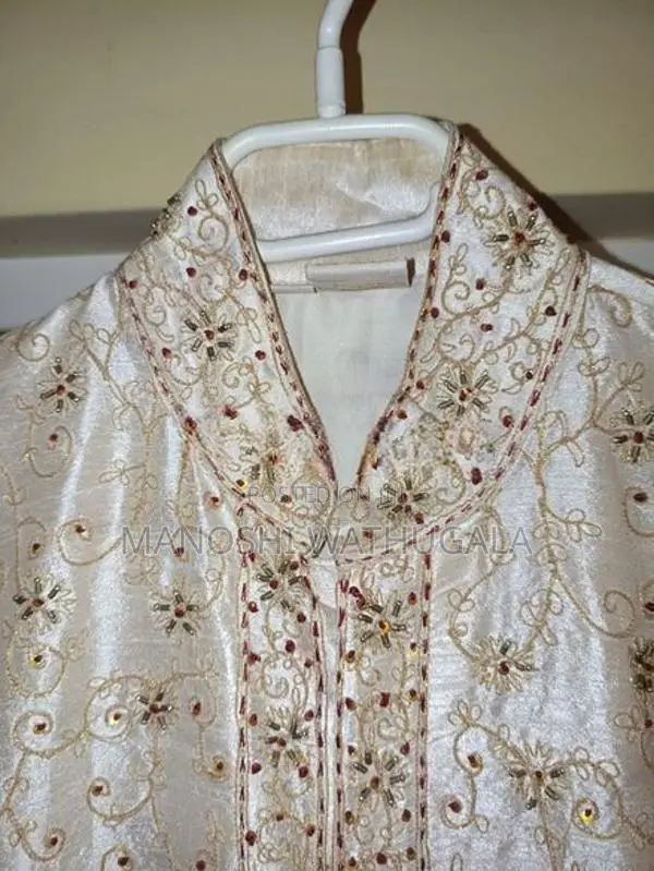Elegant Men's Ivory Wedding Kurta Set