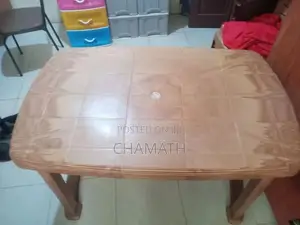 Four Chairs with A Table (plastic)