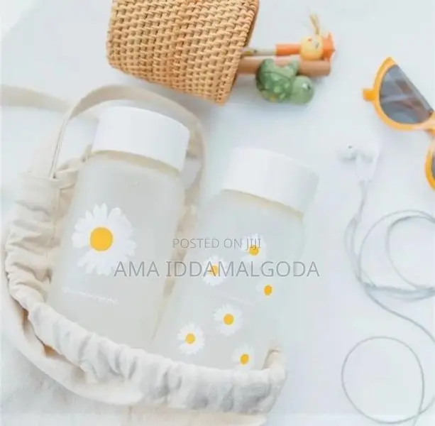Cute Daisy Water Bottle