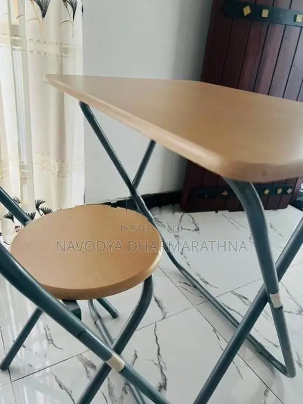 Adjustable Table with Chair