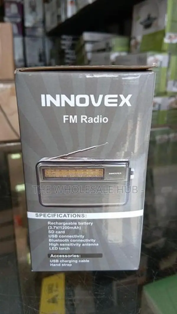Innovex Portable Radio Rechargeable