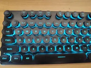 Wired USB Keyboard with Blue LED Backlight