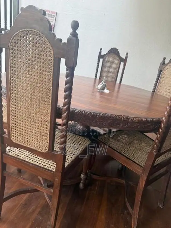 Teak Dining Table with Chairs