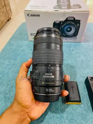 Canon 70D with two lenses