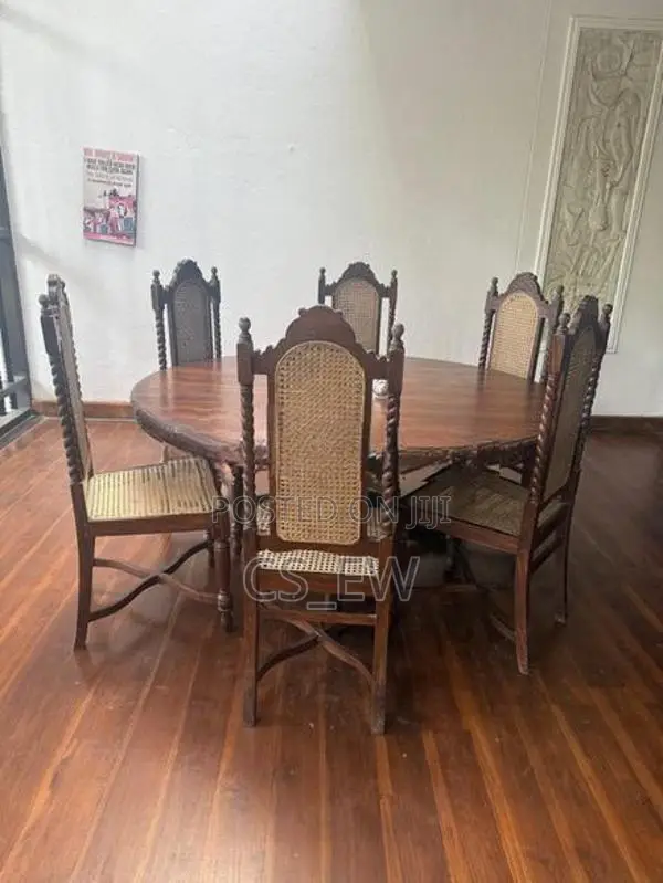 Teak Dining Table with Chairs
