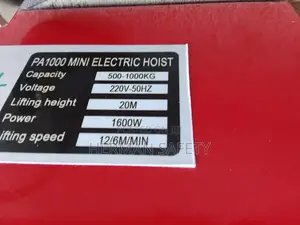 GLOBAL PA1000 Mini Electric Hoist
