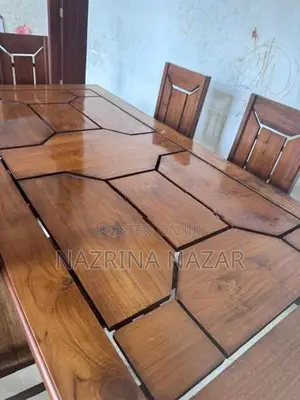 Teak Dining Table with 6 Chairs