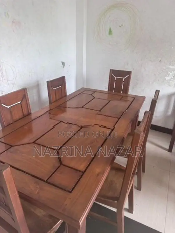 Teak Dining Table with 6 Chairs