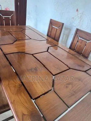 Teak Dining Table with 6 Chairs