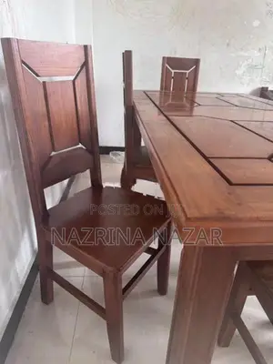 Teak Dining Table with 6 Chairs