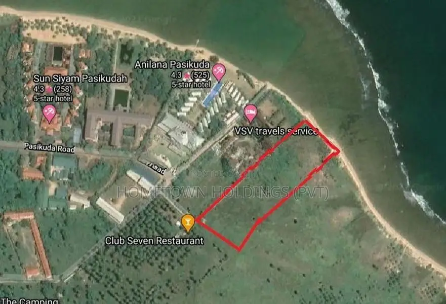 Beach front Land in Pasikuda