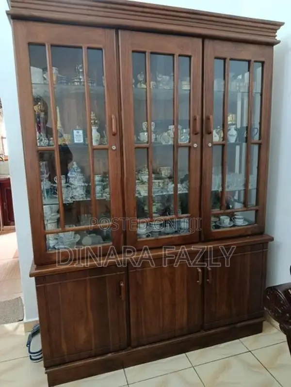 Solid Teak Wood Pantry / Display Cabinet