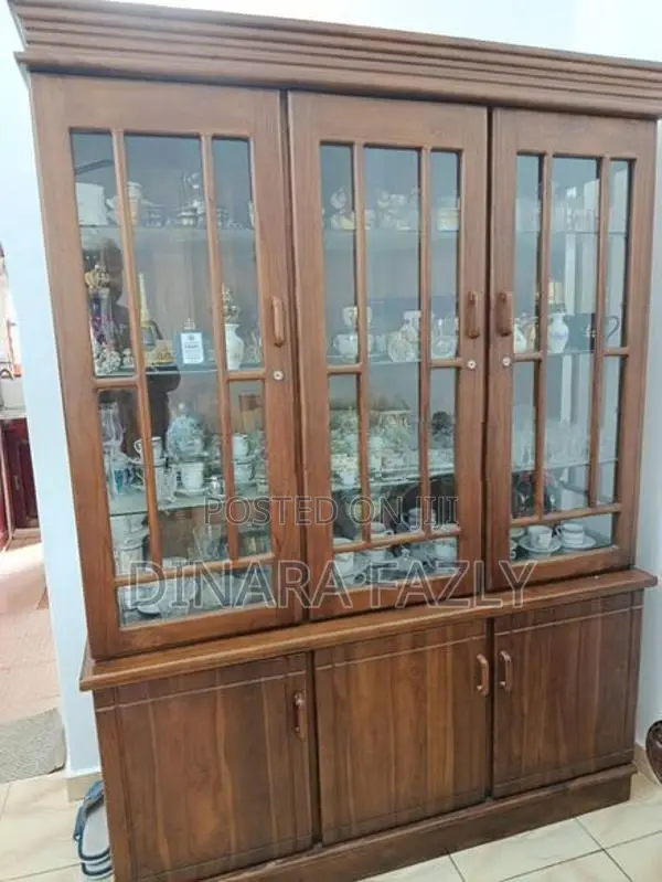 Solid Teak Wood Pantry / Display Cabinet