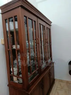 Solid Teak Wood Pantry / Display Cabinet