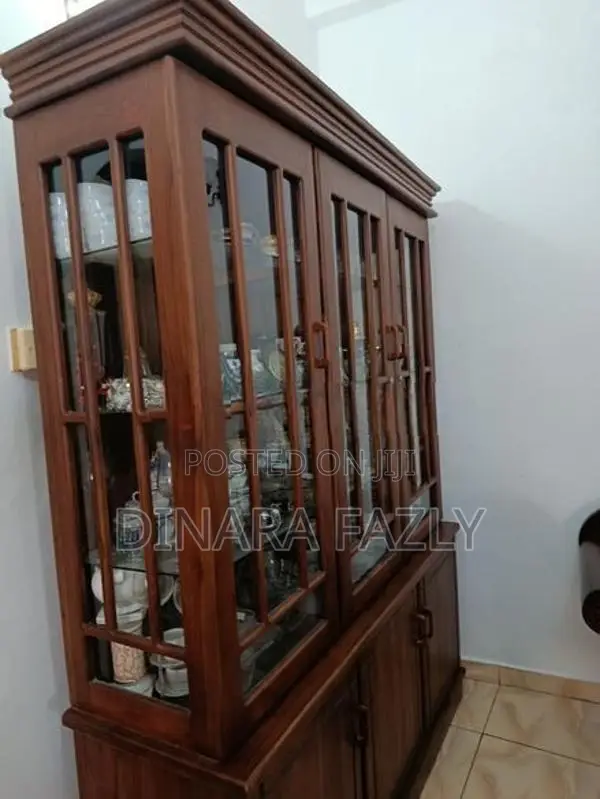 Solid Teak Wood Pantry / Display Cabinet