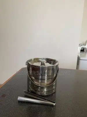 stainless steel ice cube bucket