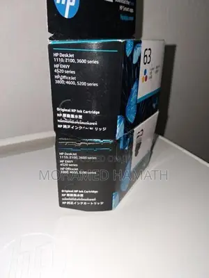 HP 63 Black with Color Ink Cartridges