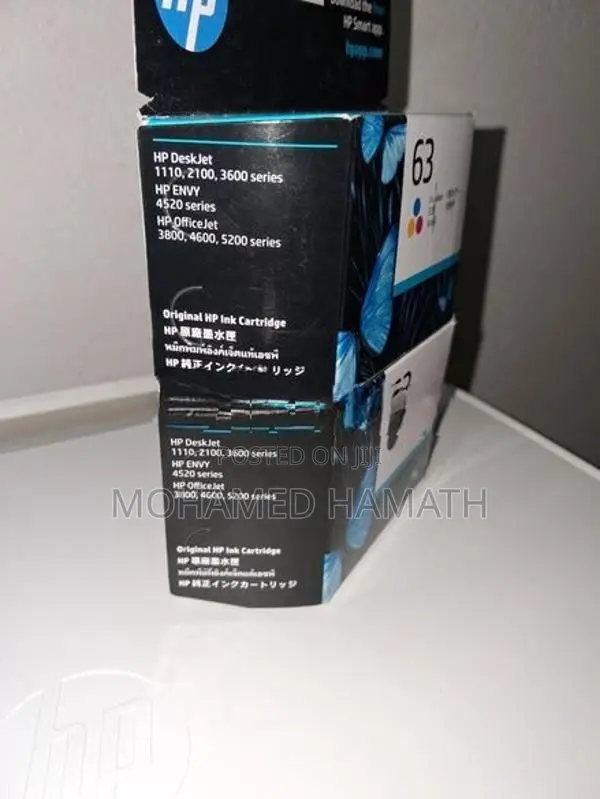 HP 63 Black with Color Ink Cartridges