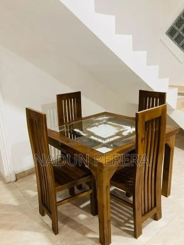 Teak Dining Table with 4 Chairs