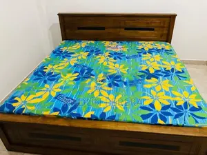 Teak Box Bed 60”72 with Mattress