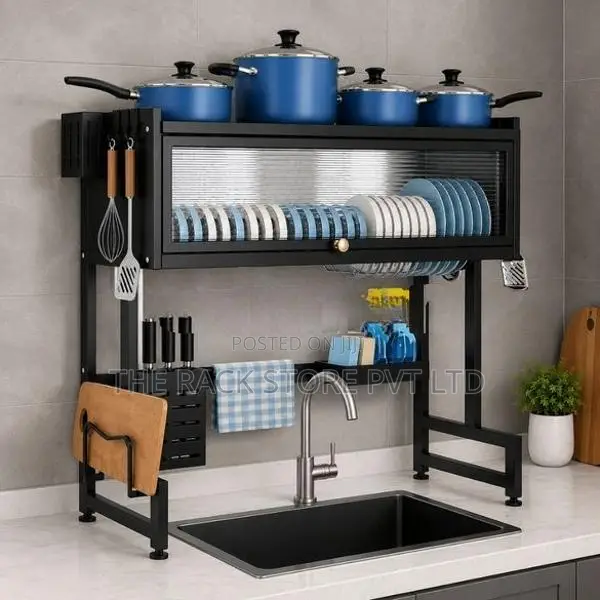 65 Cm Sink Top Dish Rack , Drainer For Kitchen, Over