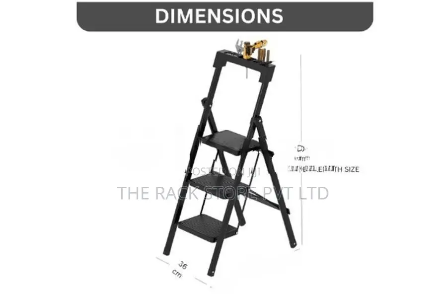 3-Step Folding Step Ladder