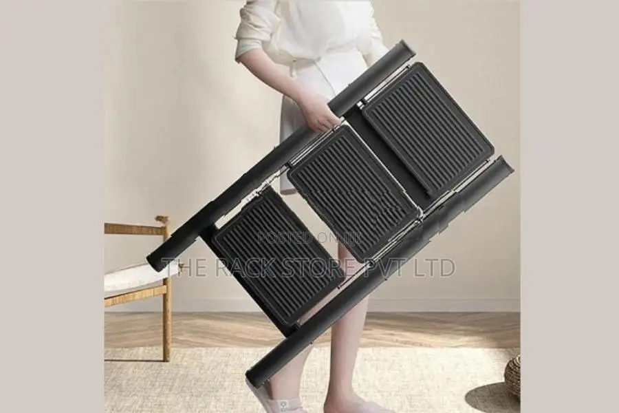 3 Step Folding Ladder ( Black Colour )
