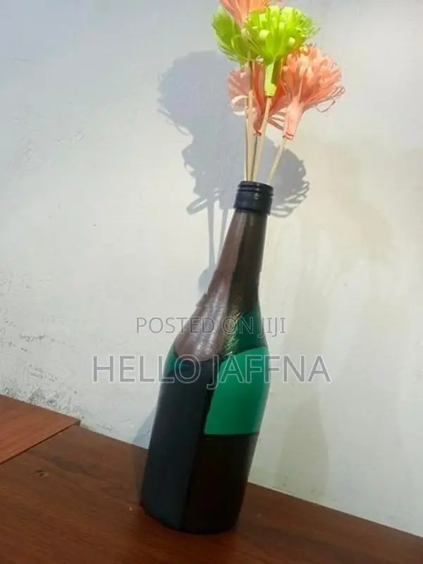 Flower Glass Bottle