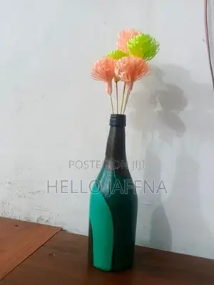 Flower Glass Bottle