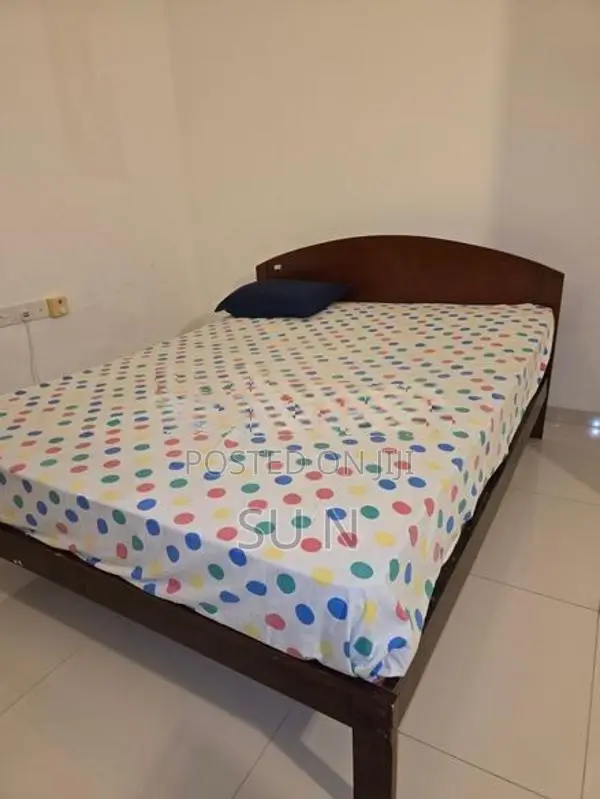 Double Bed with Damro Spring Mattress