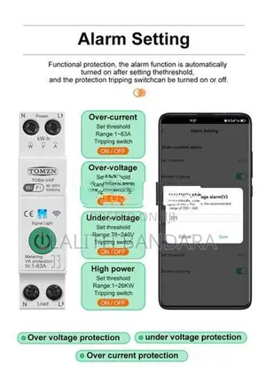 Smart MCB voltage current Protection