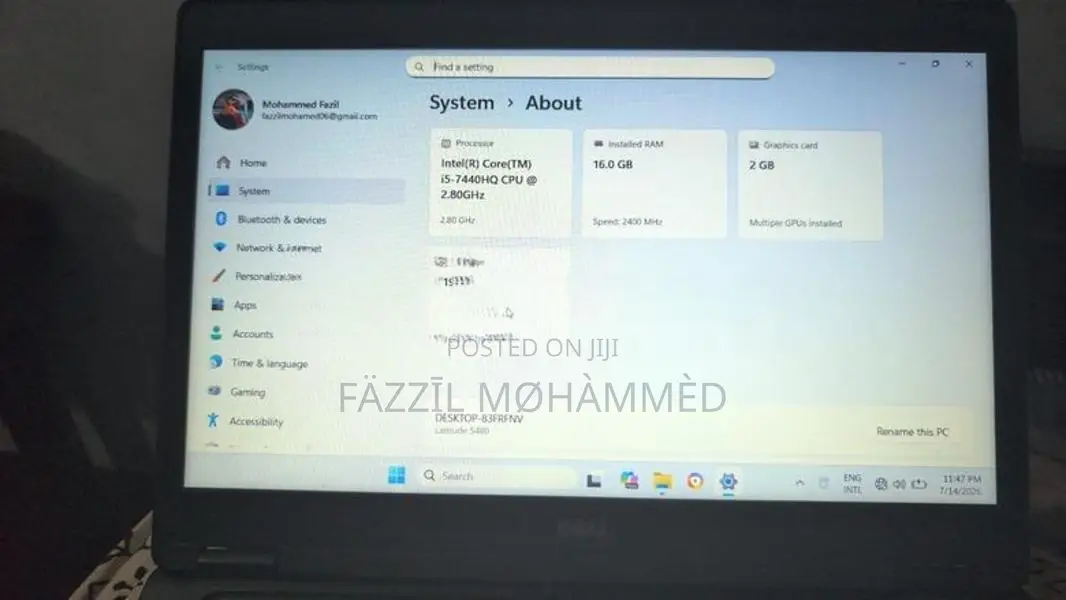 Dell Latitude 5480 Laptop