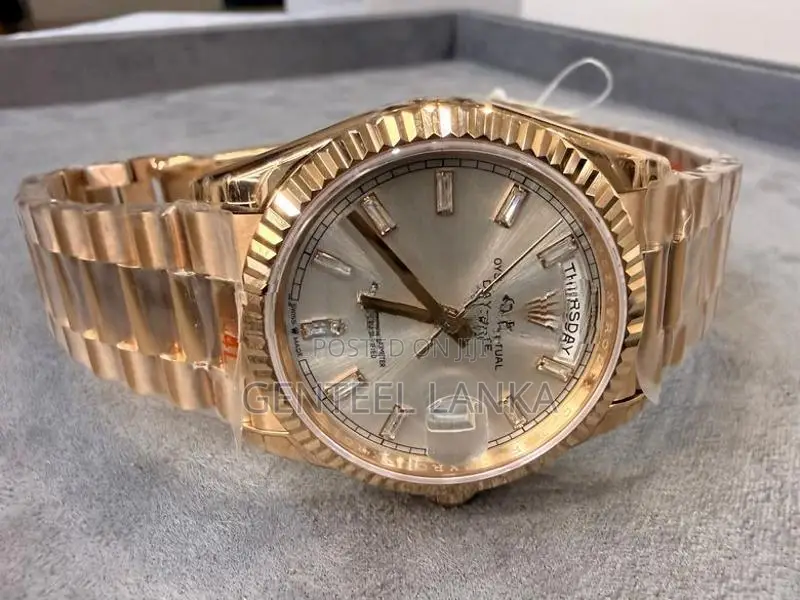 Rolex Day Date Rose Gold Watch