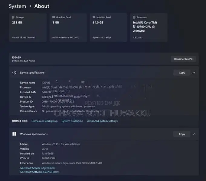 High-Performance Editing / Gaming PC