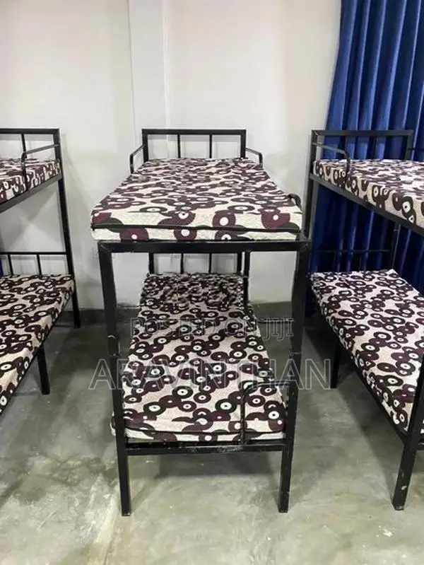 New Steel Bunker Bed with 2 Single Foam Mattress