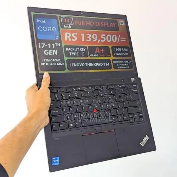 Lenovo ThinkPad T14 Core i7-11th GEN 16GB RAM|256GB Nvme SSD Laptop