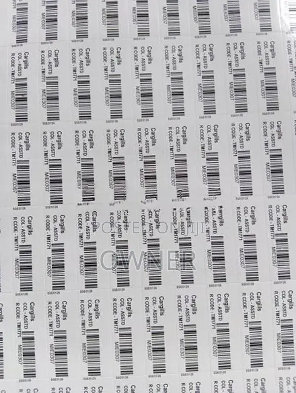 Barcode Sticker Printing