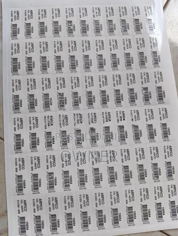 Barcode Sticker Printing