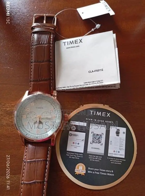 Timex Moon Phase Multifunction Watch – Brown Leather