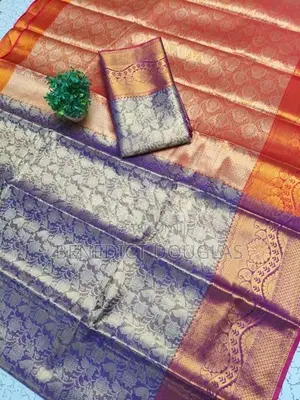 Tissue Bridal 1 Gram Gold Sarees