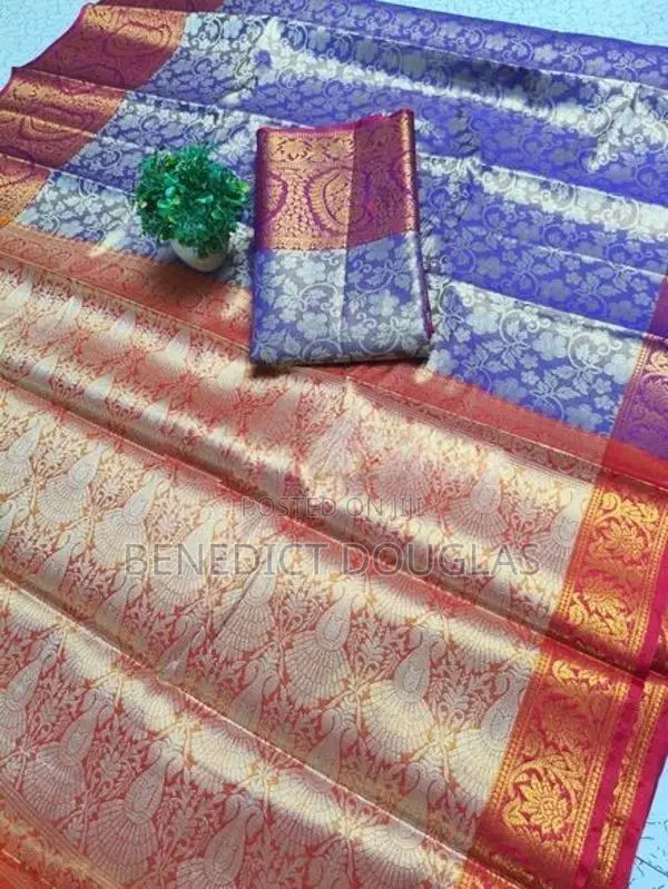 Tissue Bridal 1 Gram Gold Sarees